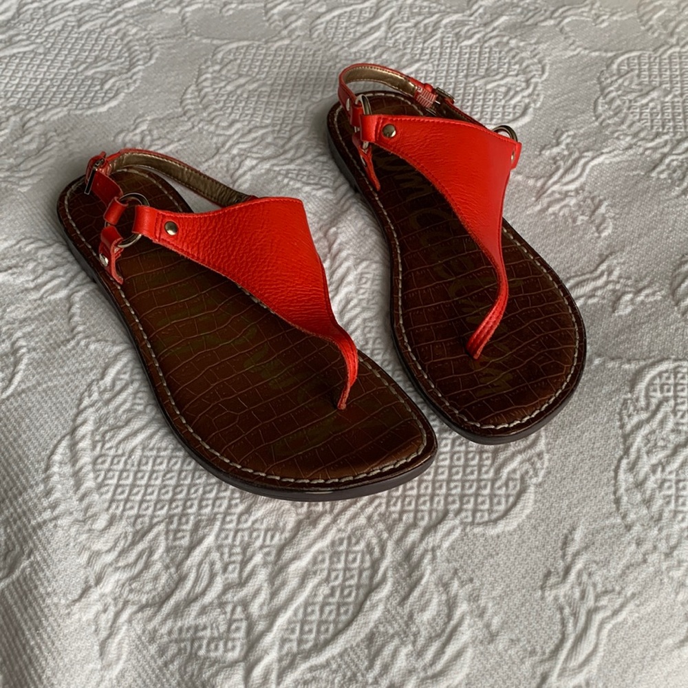 Sam Edelman leather,T-Strap comfortable sandals